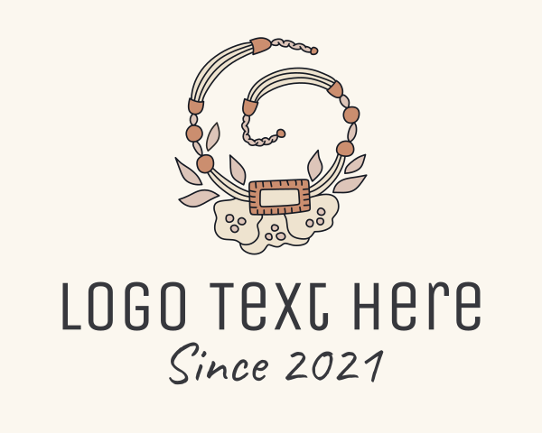 Necklace logo example 1