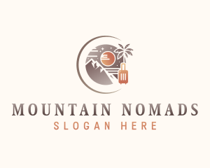 Mountain Travel Vacation logo design