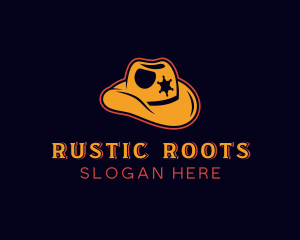 Cowboy Sheriff Hat logo design