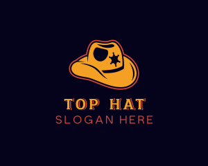 Cowboy Sheriff Hat logo design