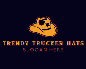 Cowboy Sheriff Hat logo design