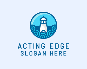 Coastal Marine Lighthouse logo design