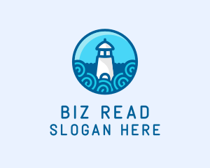 Coastal Marine Lighthouse logo design