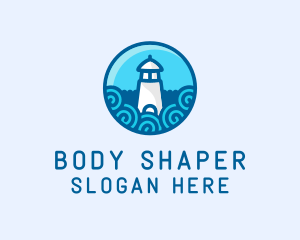 Coastal Marine Lighthouse logo design