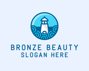 Coastal Marine Lighthouse logo design