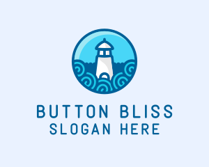 Coastal Marine Lighthouse logo design