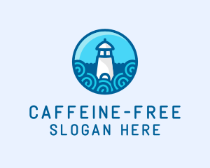 Coastal Marine Lighthouse logo design