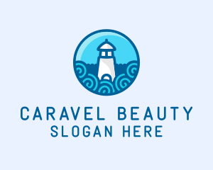 Coastal Marine Lighthouse logo design