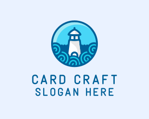 Coastal Marine Lighthouse logo design