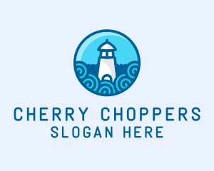 Coastal Marine Lighthouse logo design