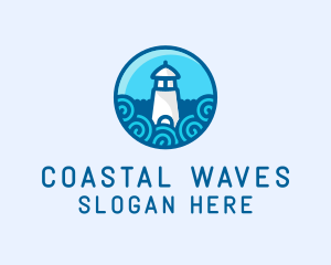 Coastal Marine Lighthouse logo