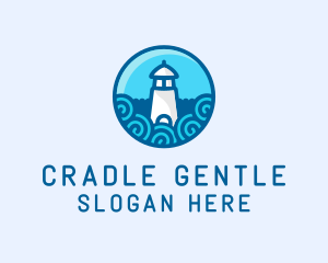 Coastal Marine Lighthouse logo design