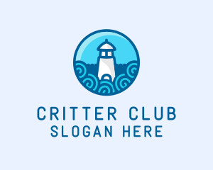 Coastal Marine Lighthouse logo design