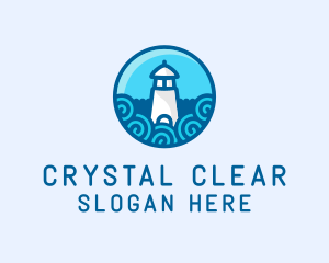 Coastal Marine Lighthouse logo design