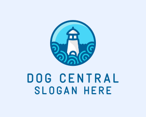 Coastal Marine Lighthouse logo design