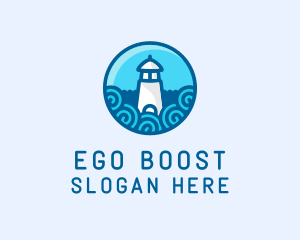 Coastal Marine Lighthouse logo design