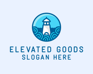 Coastal Marine Lighthouse logo design