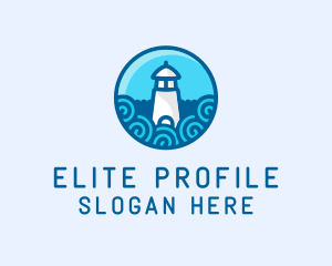 Coastal Marine Lighthouse logo design