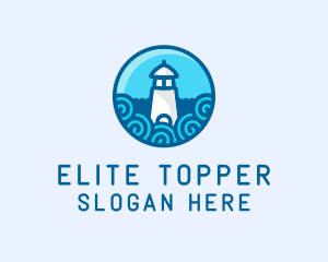 Coastal Marine Lighthouse logo design