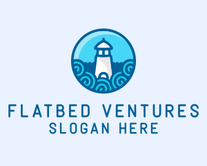 Coastal Marine Lighthouse logo design