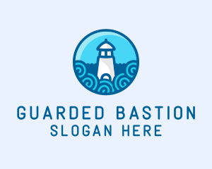 Coastal Marine Lighthouse logo design