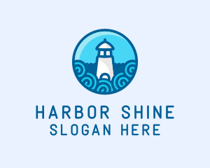 Coastal Marine Lighthouse logo