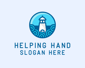 Coastal Marine Lighthouse logo design