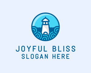 Coastal Marine Lighthouse logo design