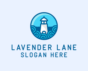 Coastal Marine Lighthouse logo design