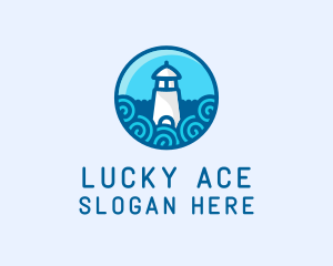 Coastal Marine Lighthouse logo design