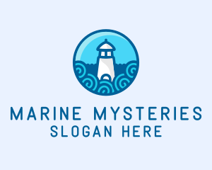 Coastal Marine Lighthouse logo design