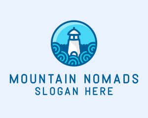 Coastal Marine Lighthouse logo design