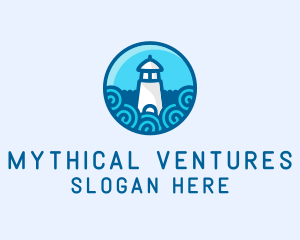 Coastal Marine Lighthouse logo design