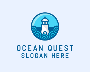 Coastal Marine Lighthouse logo