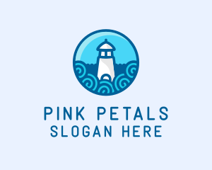 Coastal Marine Lighthouse logo design