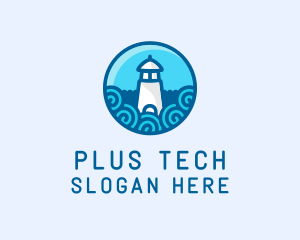 Coastal Marine Lighthouse logo design