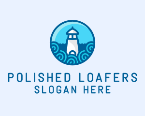 Coastal Marine Lighthouse logo design