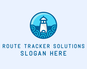 Coastal Marine Lighthouse logo design