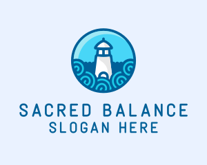 Coastal Marine Lighthouse logo design