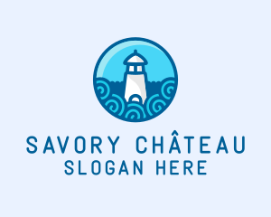 Coastal Marine Lighthouse logo design