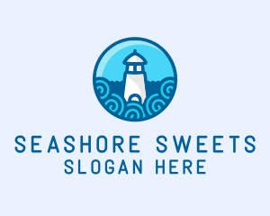 Coastal Marine Lighthouse logo