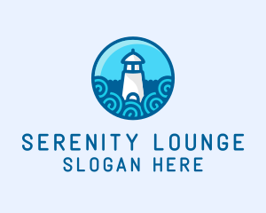 Coastal Marine Lighthouse logo design