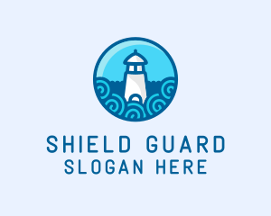 Coastal Marine Lighthouse logo design