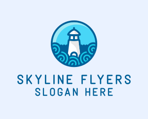 Coastal Marine Lighthouse logo design