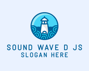 Coastal Marine Lighthouse logo design