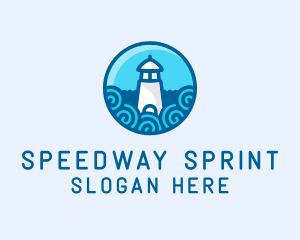 Coastal Marine Lighthouse logo design