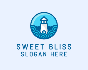 Coastal Marine Lighthouse logo design