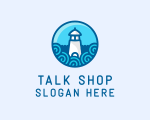 Coastal Marine Lighthouse logo design