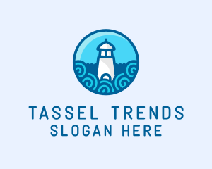 Coastal Marine Lighthouse logo design