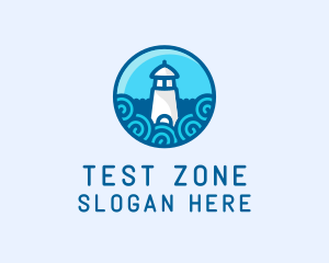 Coastal Marine Lighthouse logo design